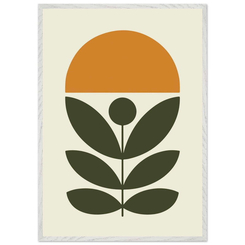 Botanical Green Plant Modern Abstract Wall Art - Vibrantwalls