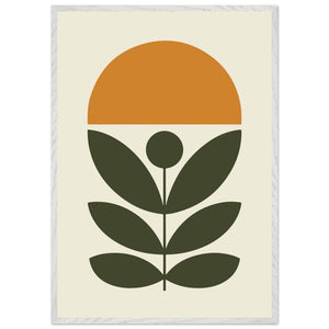 Abstract Botanical Green Plant Modern Art - Vibrantwalls