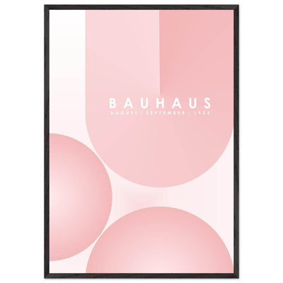 Bauhaus Soft Pink Geometric Design for Contemporary Spaces - Vibrantwalls