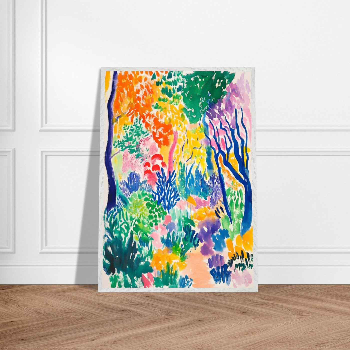 Vibrant Matisse Abstract Garden Joy - Vibrantwalls