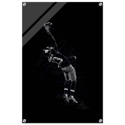 Dynamic Football Player Acrylic Print – Modern Sport Art, Vibrant & Durable Wall Decor in Multiple Sizes - Vibrantwalls