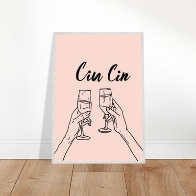 Cin Cin Toast Art Print - Vibrantwalls