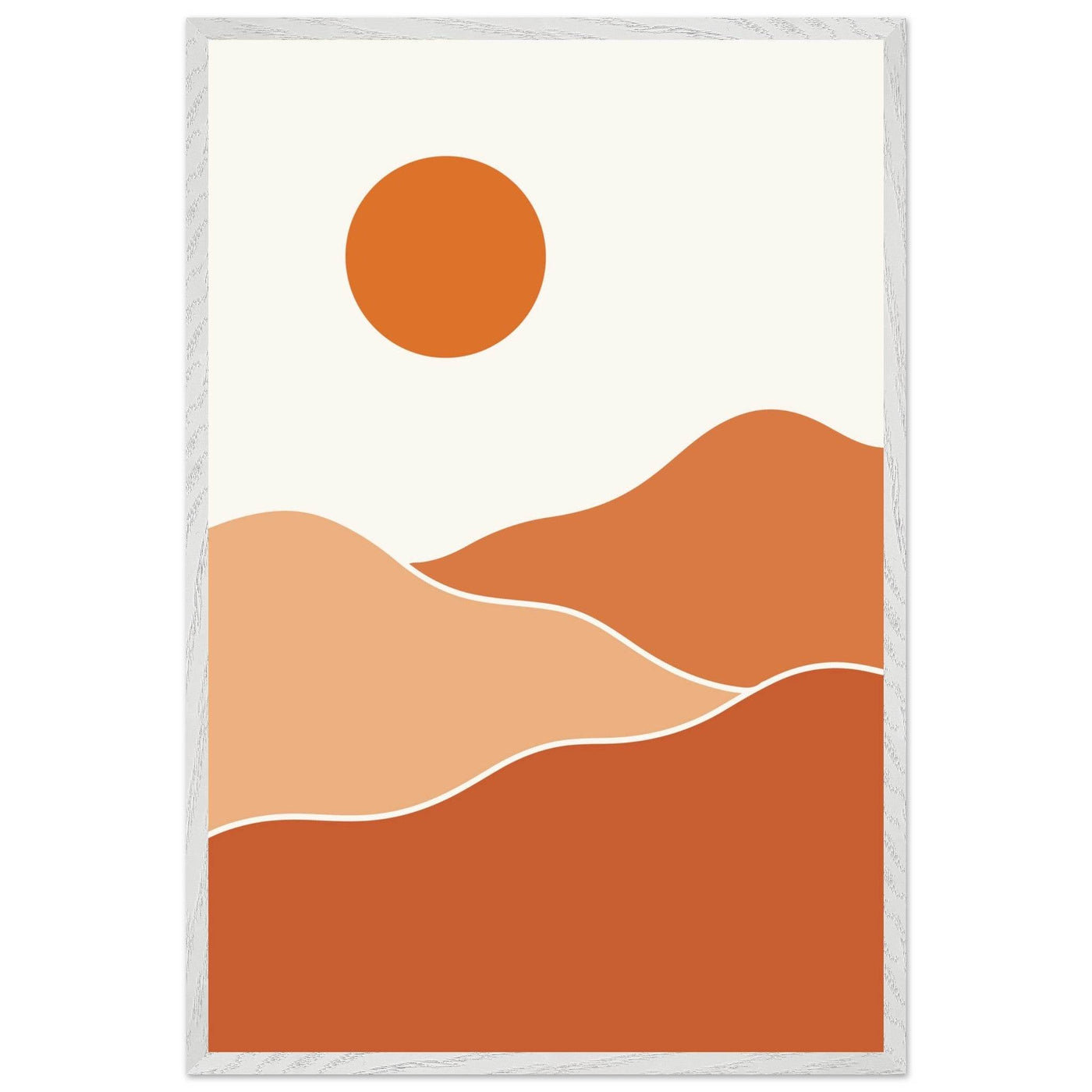 Abstract Desert Sunset - Vibrantwalls
