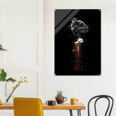 Connor McGregor Scribble Art Acrylic Print – Dynamic, Modern, & High-Impact Wall Decor - Vibrantwalls