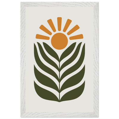 Desert Sun & Plant - Vibrantwalls