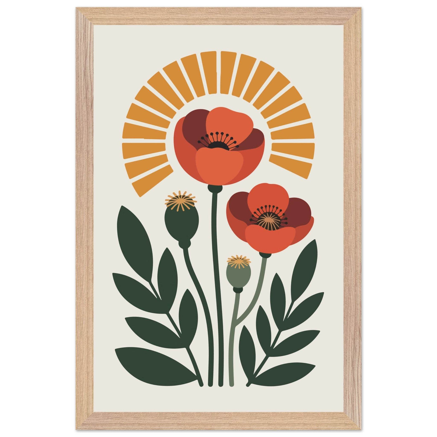 Floral Sunshine - Vibrantwalls