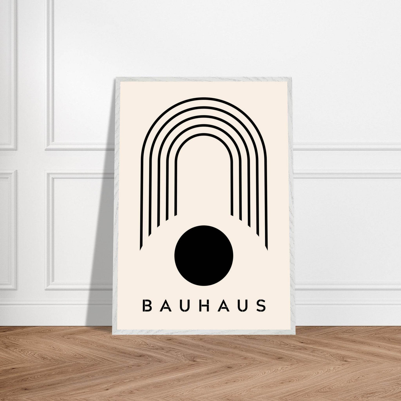 Bauhaus Black & Beige - Vibrantwalls