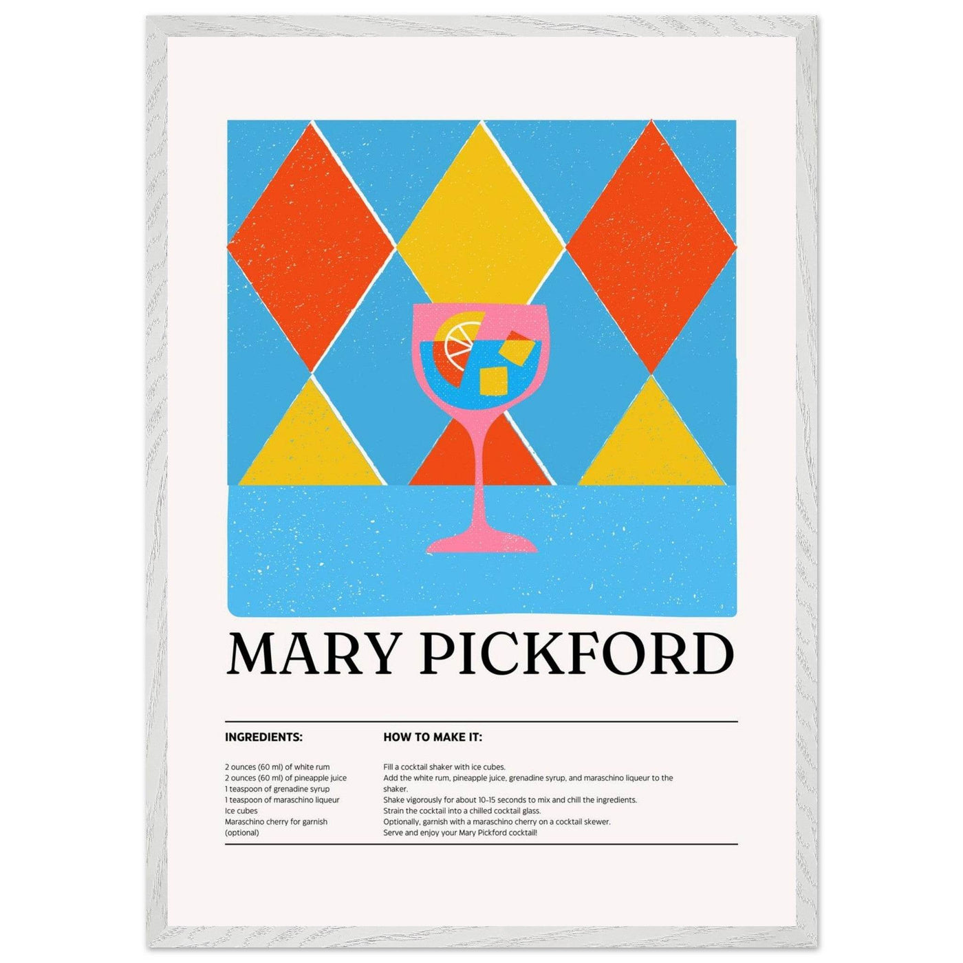 Mary Pickford Cocktail Recipe - Vibrantwalls
