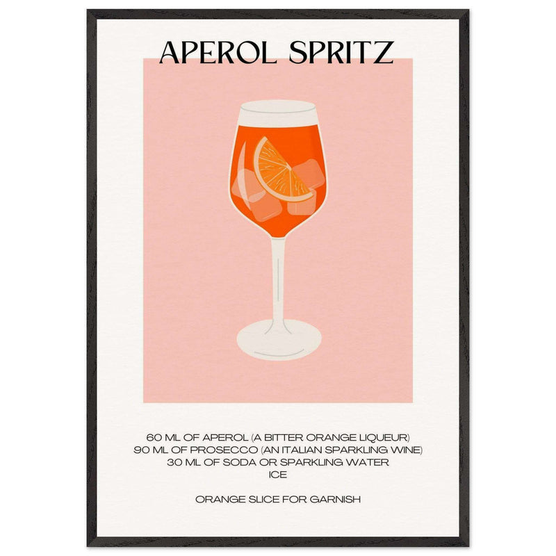 Wall Art Aperol Spritz Bar Poster Framed - Vibrantwalls