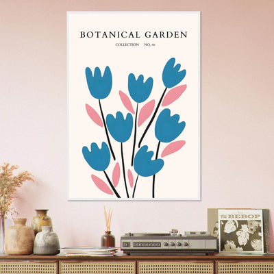 Abstract Botanical Garden Framed Poster – Modern Floral Art Print | Ready-to-Hang in Various Sizes & Frames - Vibrantwalls