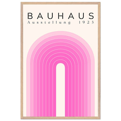 Bauhaus Pink Gradient Arch - Vibrantwalls