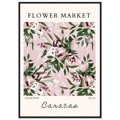 Blush Floral Dream Framed Poster – Elegant Botanical Art Print | Ready-to-Hang in Multiple Sizes & Frame Styles - Vibrantwalls