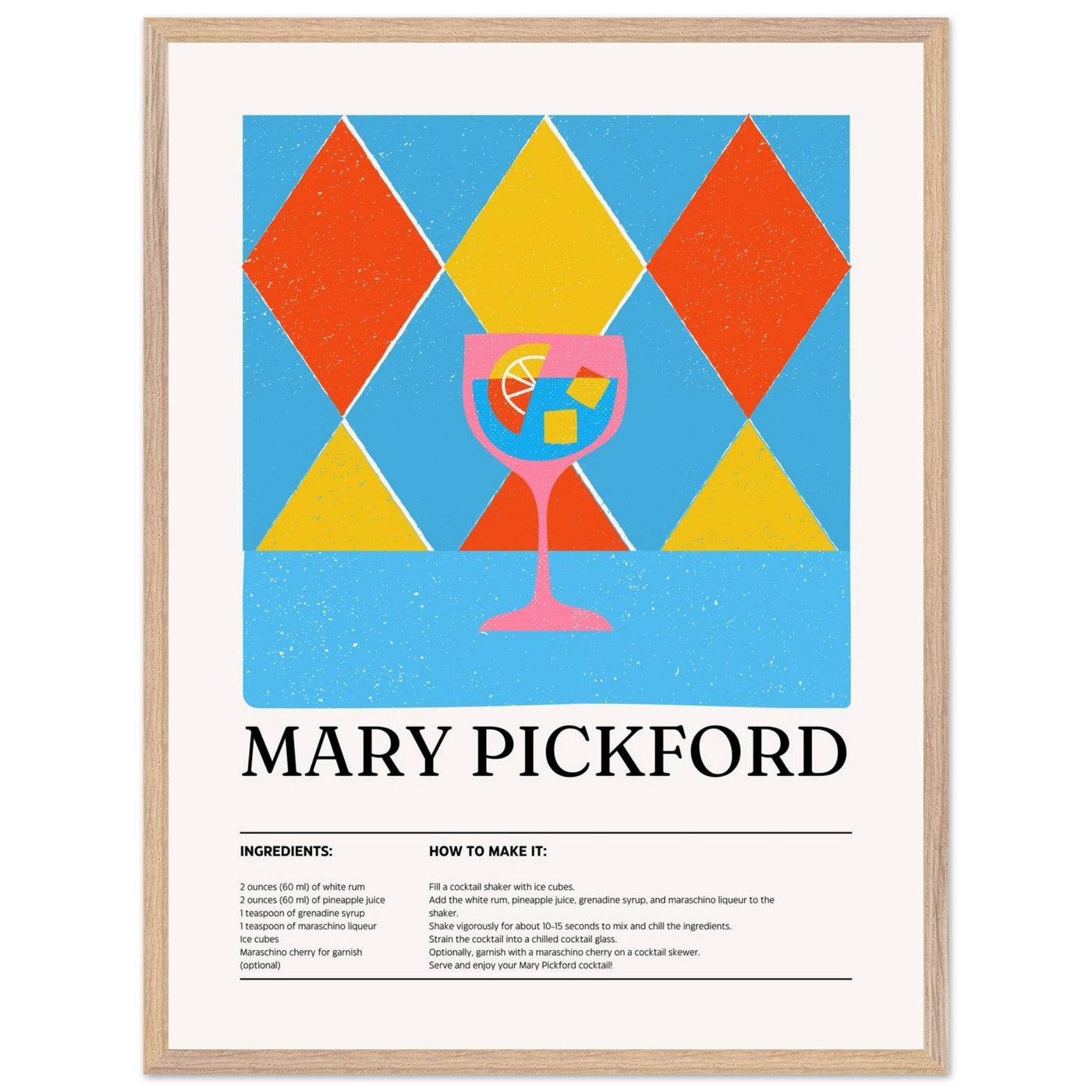 Mary Pickford Cocktail Recipe - Vibrantwalls