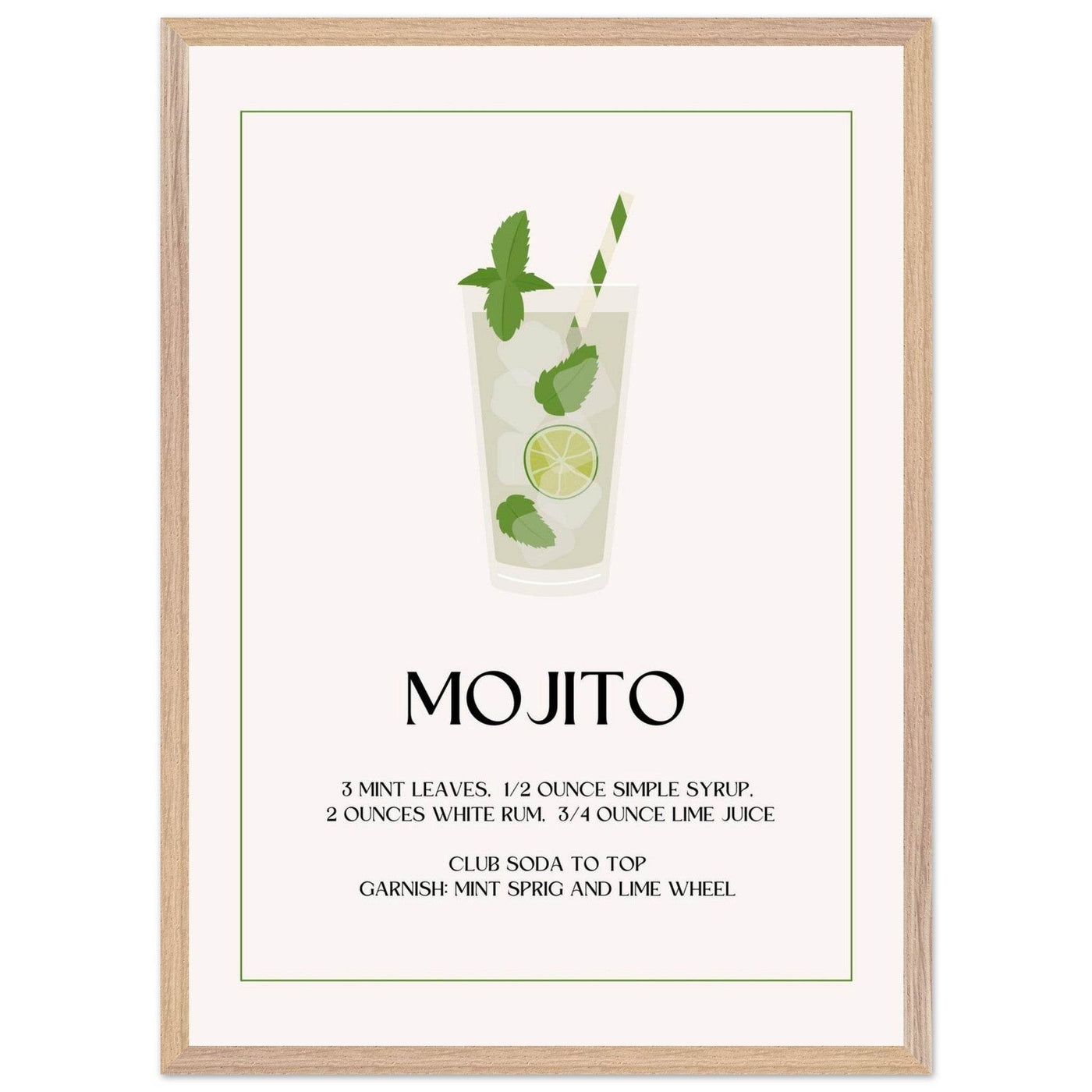Mojito Cocktail Recipe - Vibrantwalls