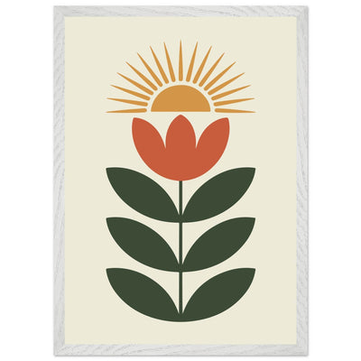 Abstract Floral Sun - Vibrantwalls