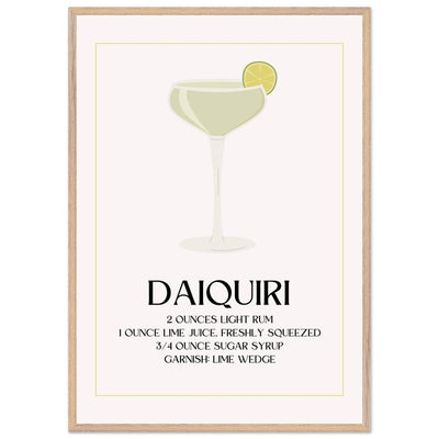 Classic Daiquiri Cocktail Recipe - Vibrantwalls