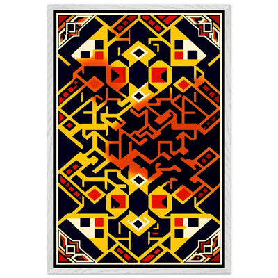 Abstract Geometric Poster for Modern Home Decor Framed Art - Vibrantwalls