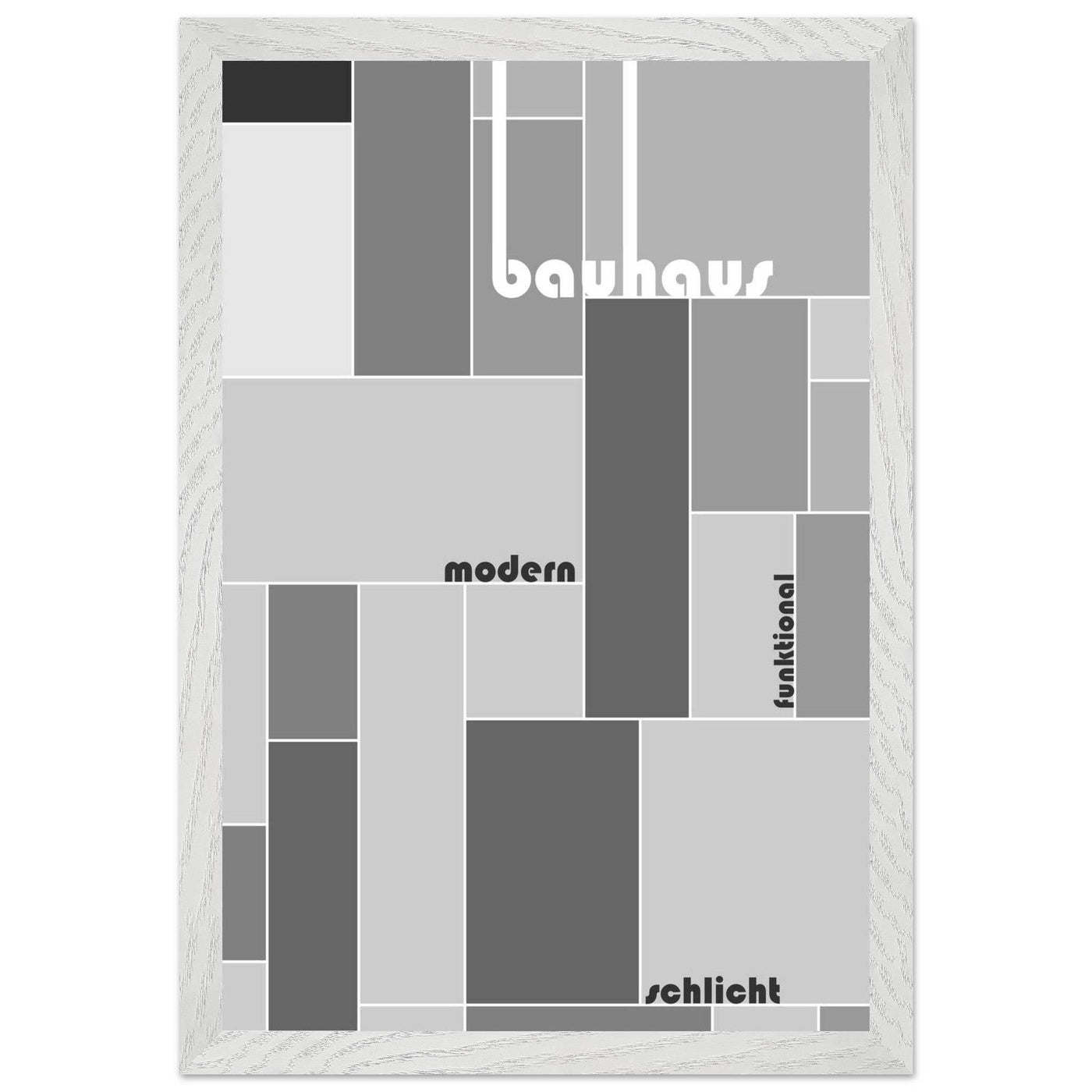 Bauhaus Style Grid - Vibrantwalls