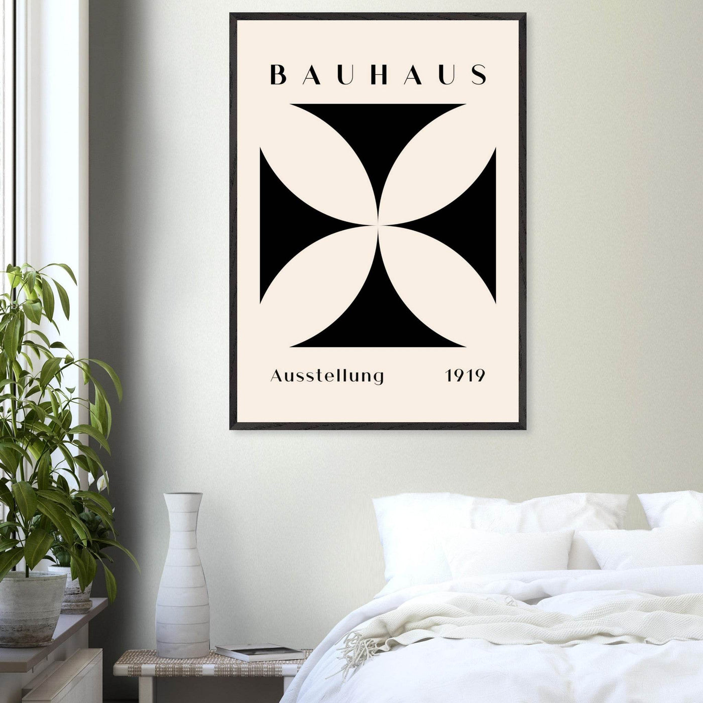 Bauhaus Black & Beige - Vibrantwalls
