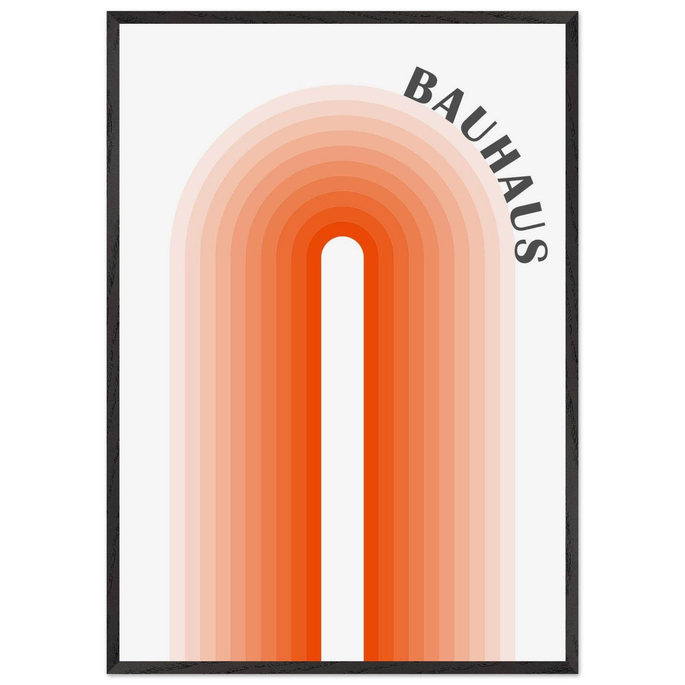 Bauhaus-Style Gradient Arch - Vibrantwalls