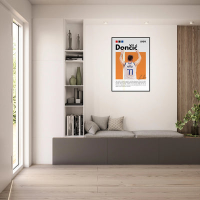 Luka Dončić El Matador Mavericks Framed Poster Vibrantwalls