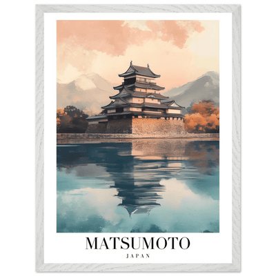 Matsumoto Japan Framed Poster – Serene Travel Wall Art with Wooden Frame - Vibrantwalls