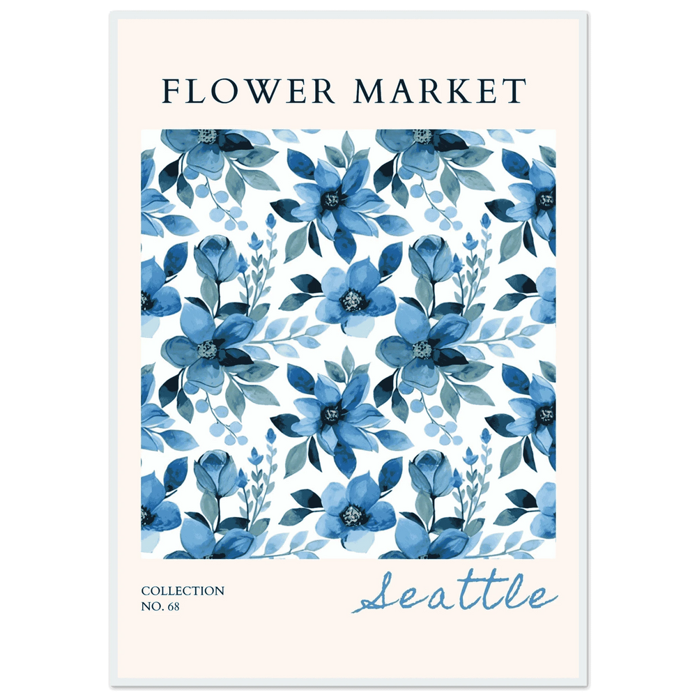 Seattle Flower Market Wall Art - Vibrantwalls