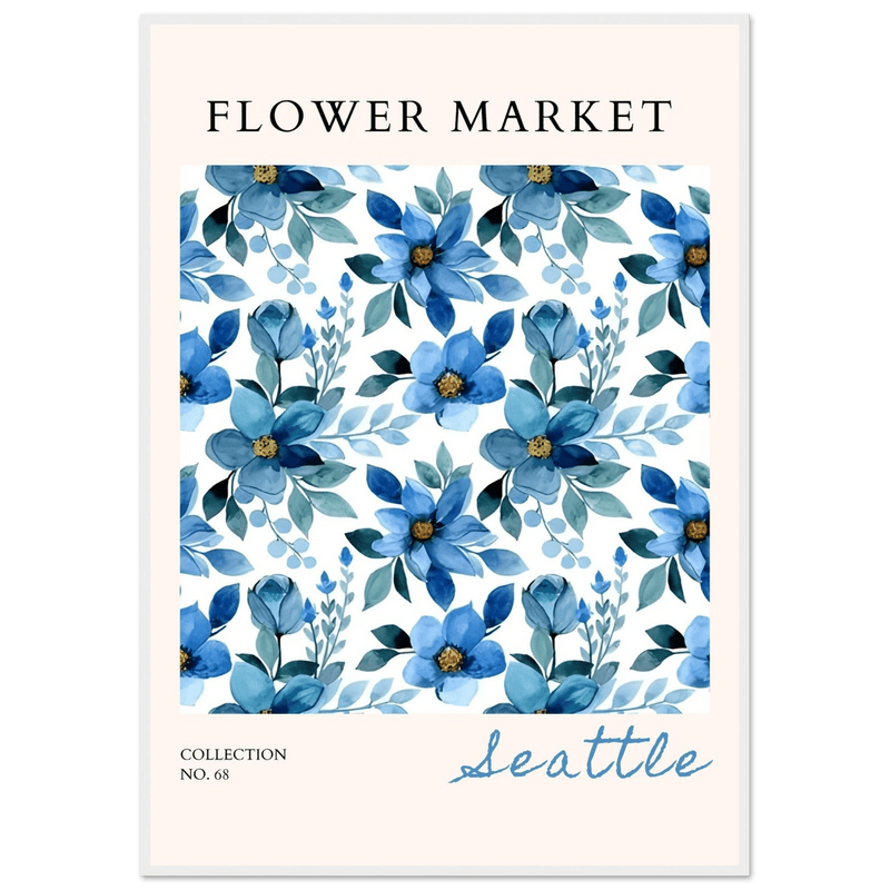 Seattle Flower Market Wall Art - Vibrantwalls