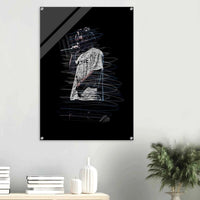 Phantom Echoes Acrylic Print - Modern, Luminous Wall Art Available in Multiple Sizes - Vibrantwalls
