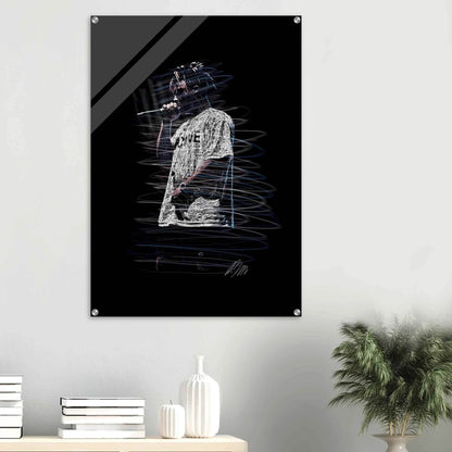 Phantom Echoes Acrylic Print - Modern, Luminous Wall Art Available in Multiple Sizes - Vibrantwalls