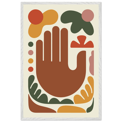Abstract Desert Hues Hand - Vibrantwalls