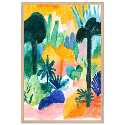 Abstract Tropical - Vibrantwalls