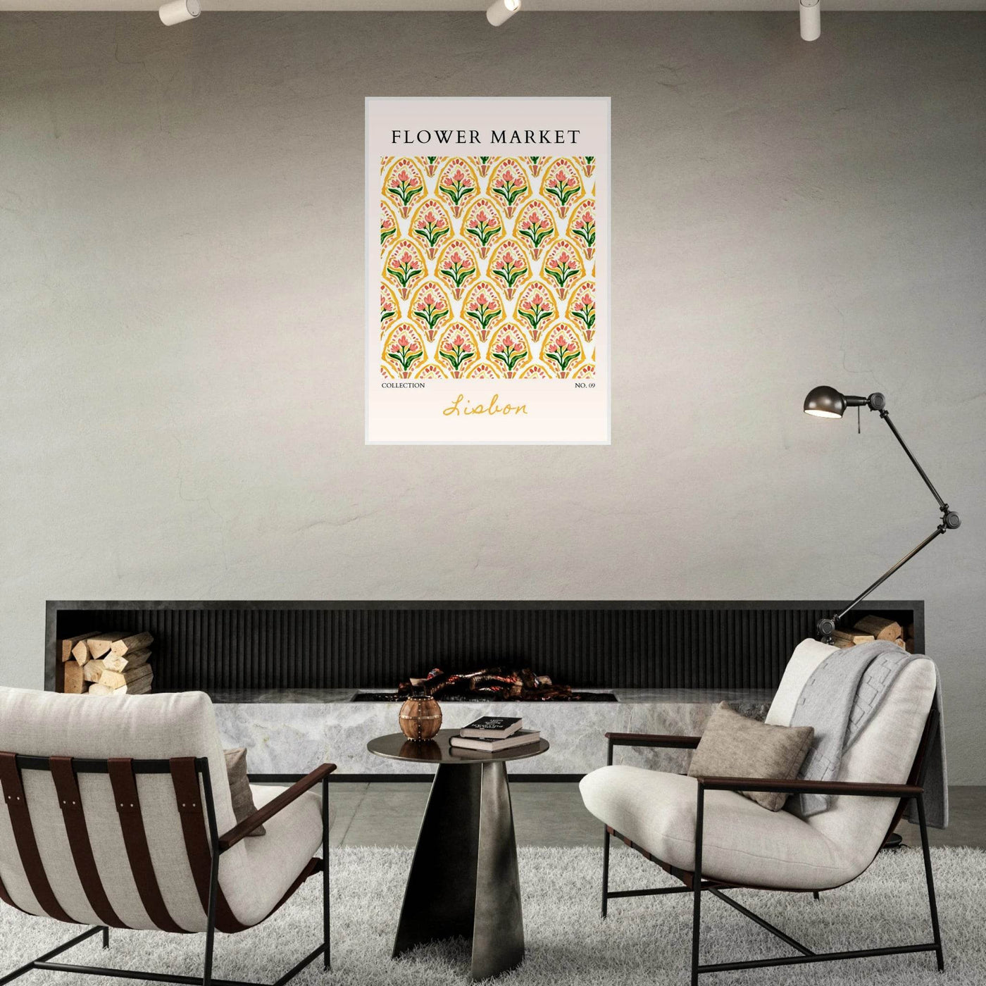 Lisbon Flower Market Framed Poster – Vibrant Floral Art Print | Ready-to-Hang Wall Decor - Vibrantwalls