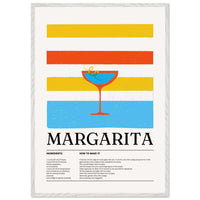 Vibrant Margarita Recipe Refreshing Wall Art - Vibrantwalls