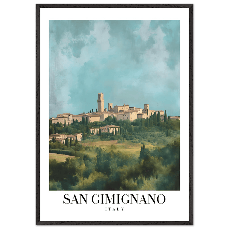 San Gimignano Italy Wall Art - Vibrantwalls