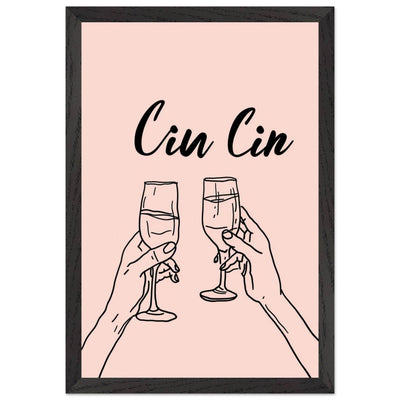 Cin Cin Toast Art Print - Vibrantwalls