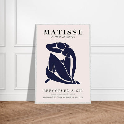 Papiers Découpés Blue Nude II Artwork - Elegant Piece for Your Space - Vibrantwalls
