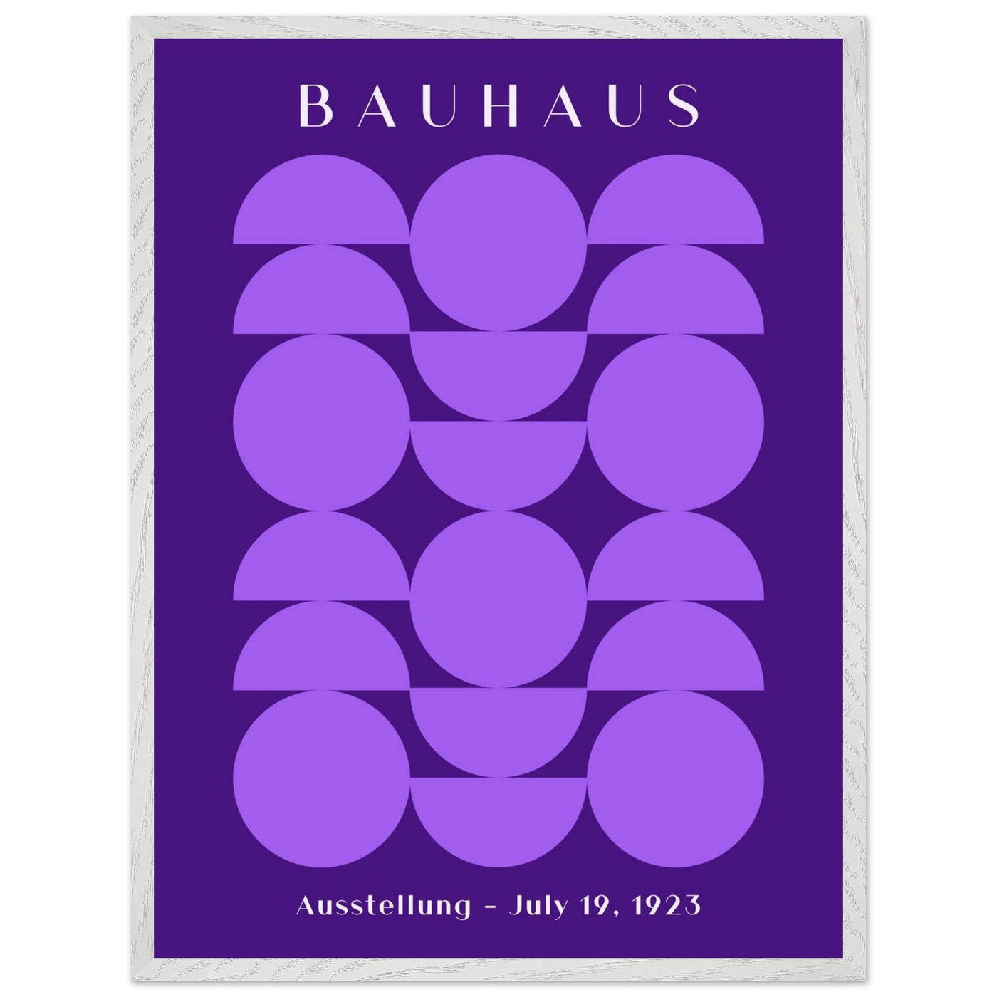 Bauhau 1923 Purple Geometric - Vibrantwalls