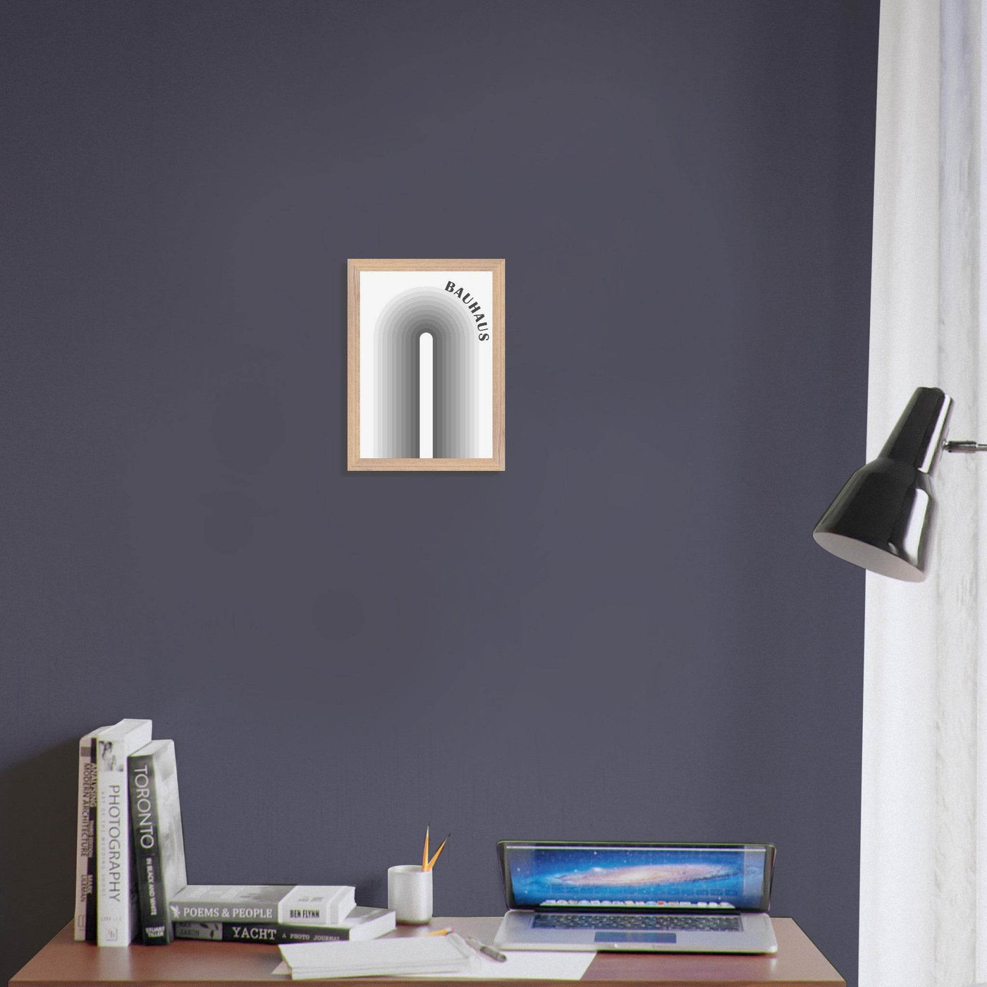 Bauhaus-Style Gradient Arch - Vibrantwalls