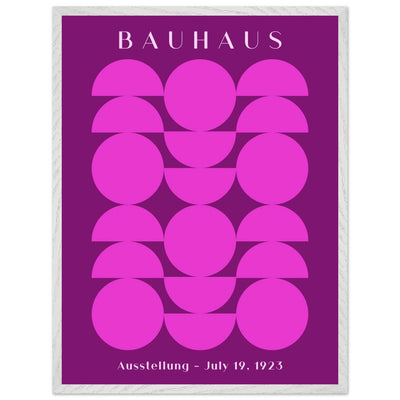Bauhaus Pink & Purple Abstract - Vibrantwalls