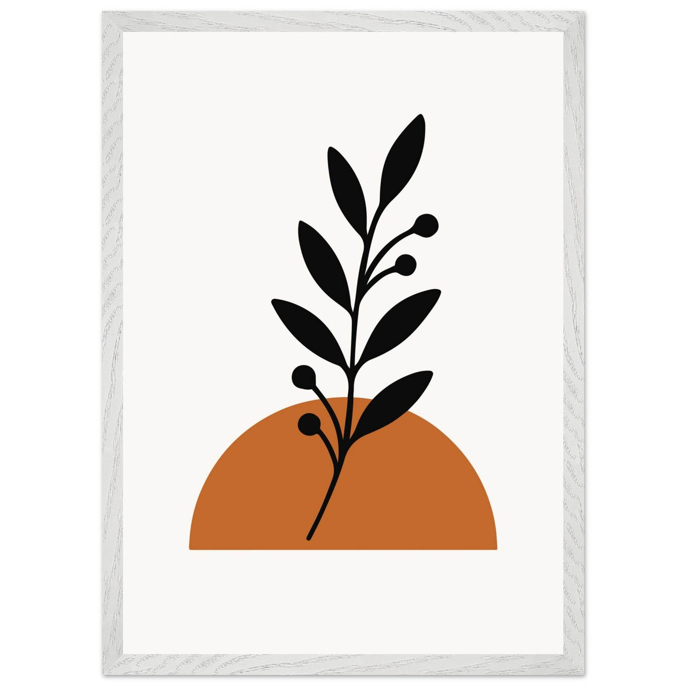 Minimalist Botanical Sunset - Vibrantwalls