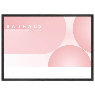 Bauhaus-Style Soft Pink Geometric - Vibrantwalls