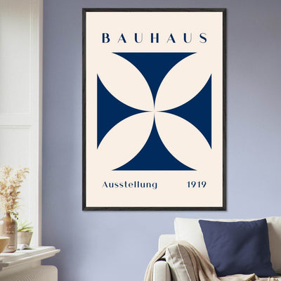 Bauhaus Exhibition 1919 - Navy Cream - Vibrantwalls