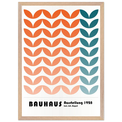 Bauhaus-Style The Blue Waves - Vibrantwalls