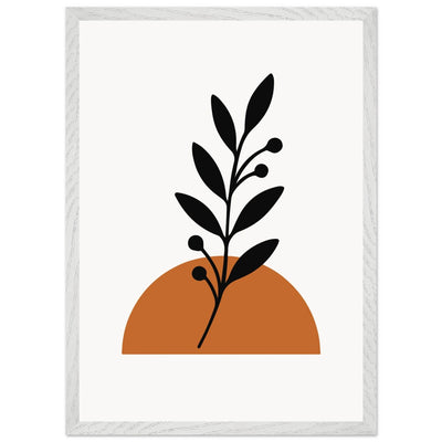 Minimalist Botanical Sunset - Vibrantwalls