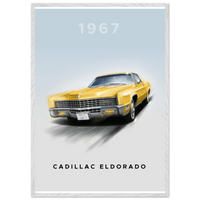 1967 Cadillac Eldorado American Luxury Vintage Car Classic Wall Art - Vibrantwalls