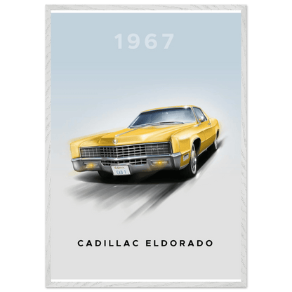 1967 Cadillac Eldorado - Iconic American Luxury Framed Poster - Vibrantwalls