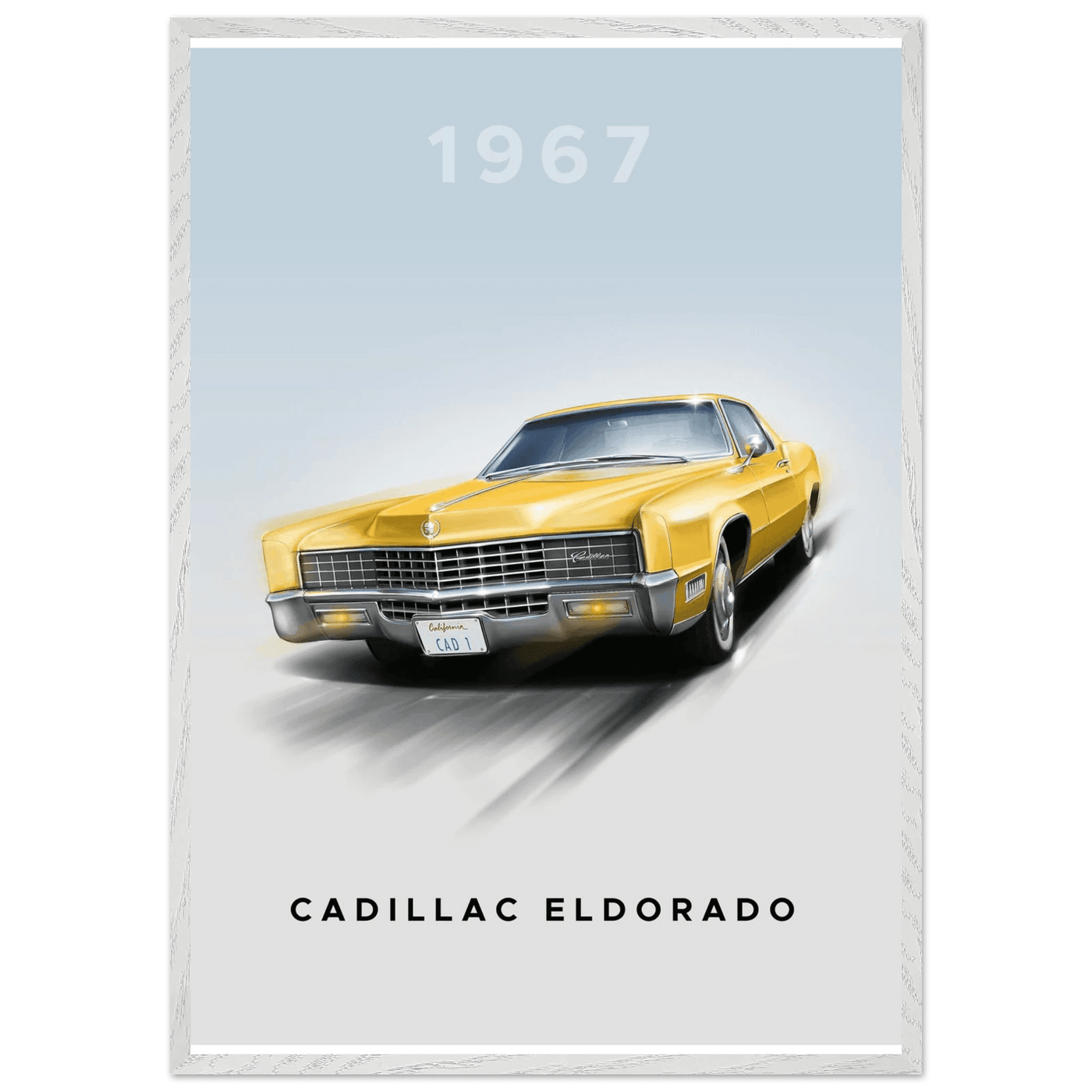 1967 Cadillac Eldorado - Iconic American Luxury Framed Poster | Premium Wall Art, Ready-to-Hang in Your Style - Vibrantwalls