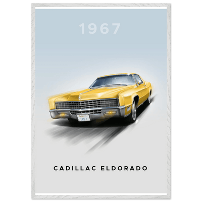 1967 Cadillac Eldorado - Iconic American Luxury Framed Poster | Premium Wall Art, Ready-to-Hang in Your Style - Vibrantwalls