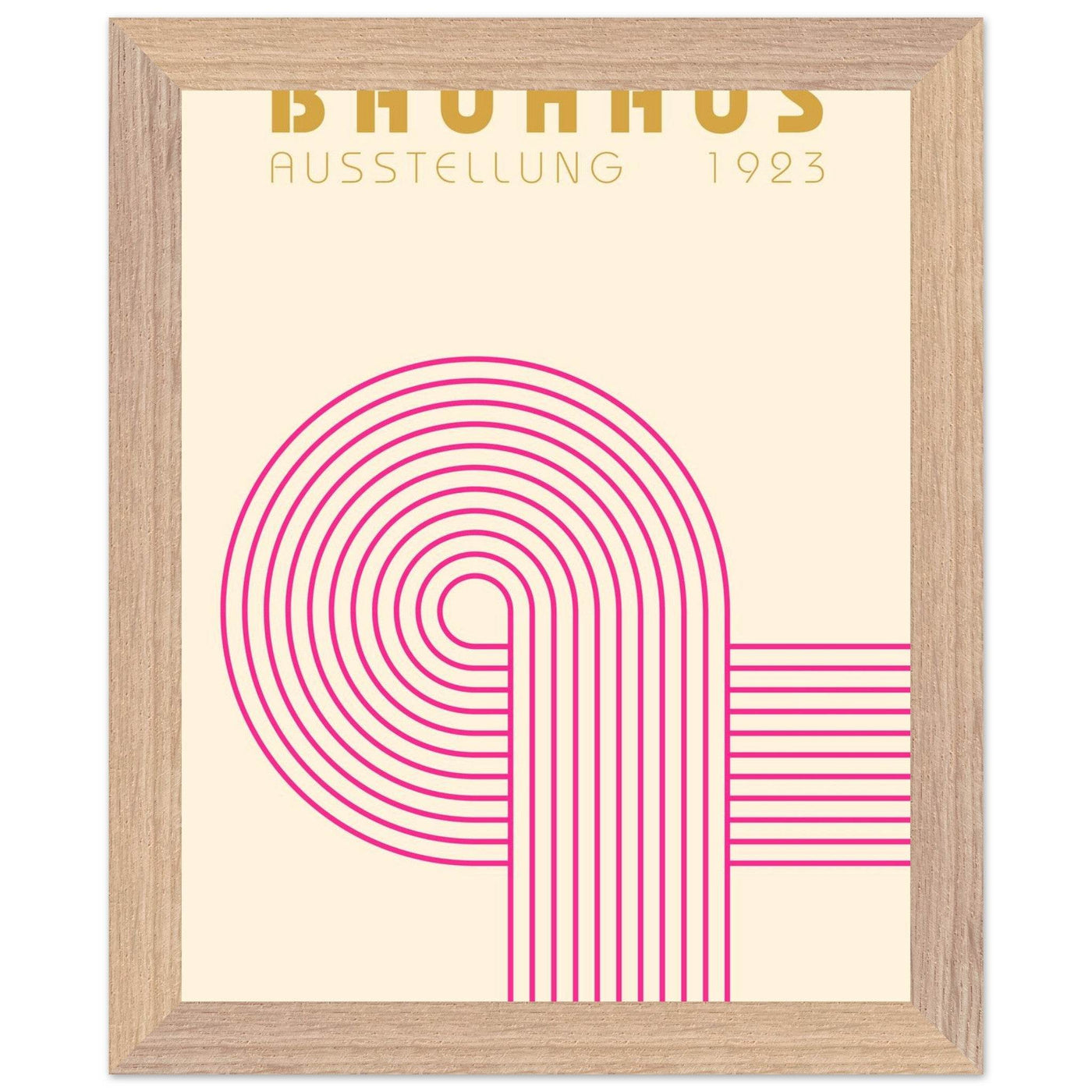 Bauhaus Pink Pop Decor for Modern Home Aesthetics - Vibrantwalls